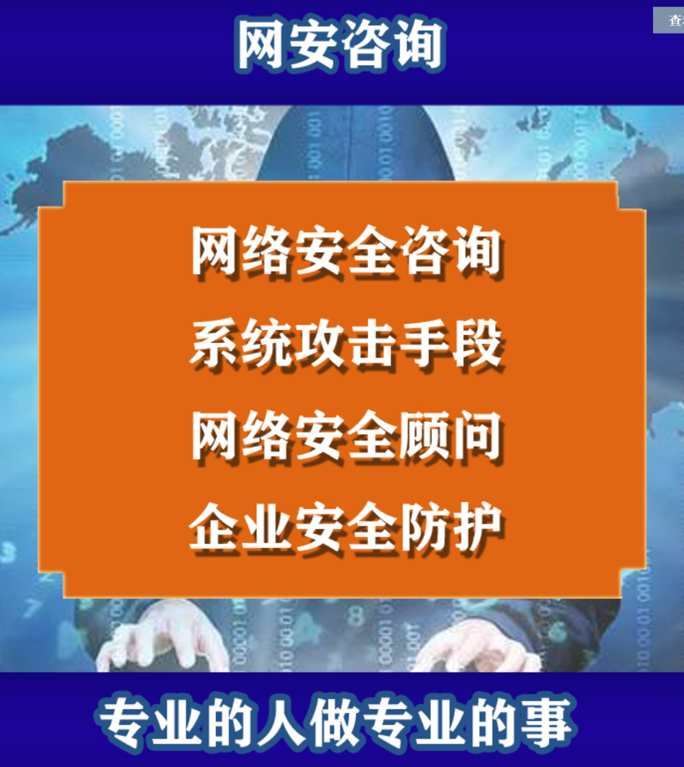 计算机/网络/等保/信息安全技术服务和咨询