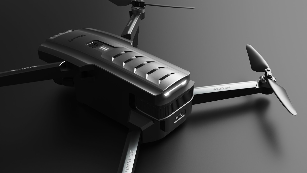 韵博设计：三轴无人机工业/产品设计