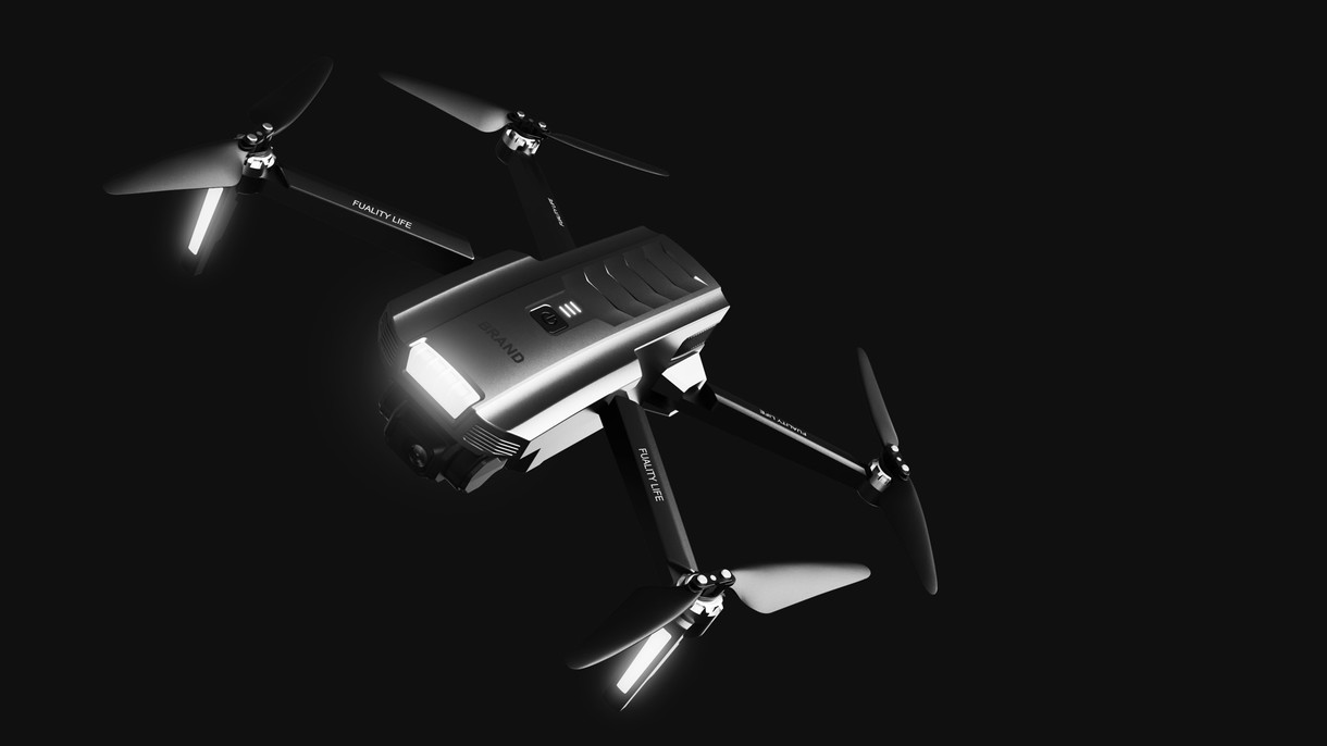 韵博设计：三轴无人机工业/产品设计