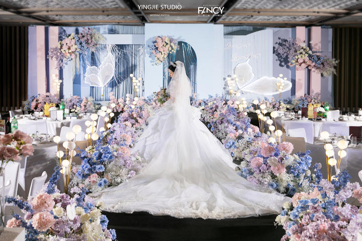 【凡熙婚礼】蓝粉撞色婚礼