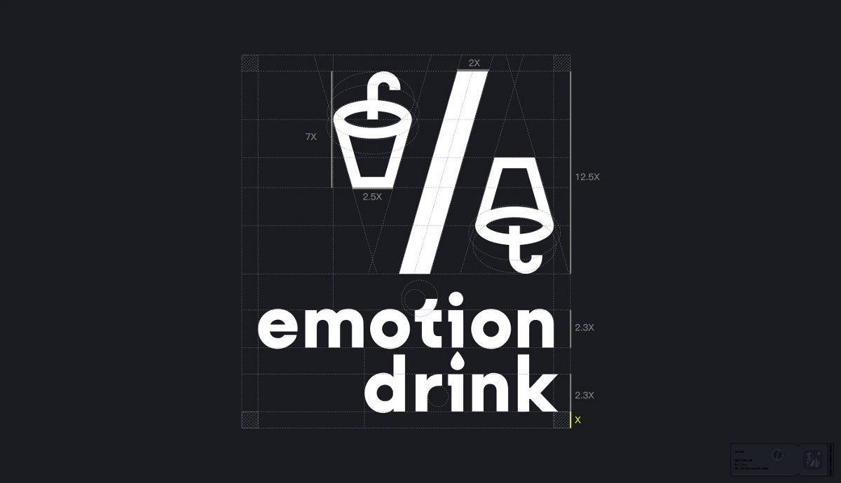 青柚设计×EMOTION DRINK LOGO设计 VI设计 包装设计