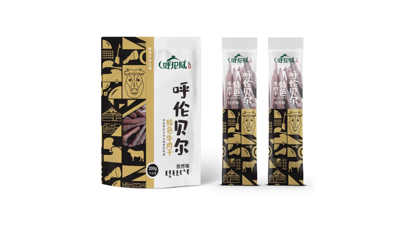 呼伦风牛肉干品牌包装设计中标图6